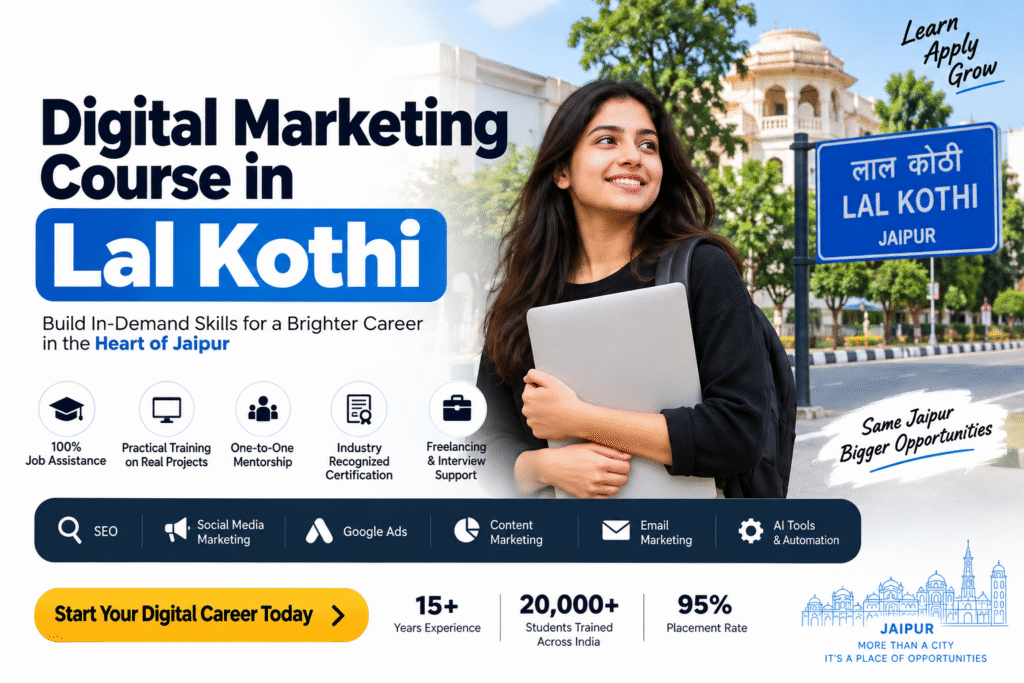 Digital Marketing Course in Lal Kothi